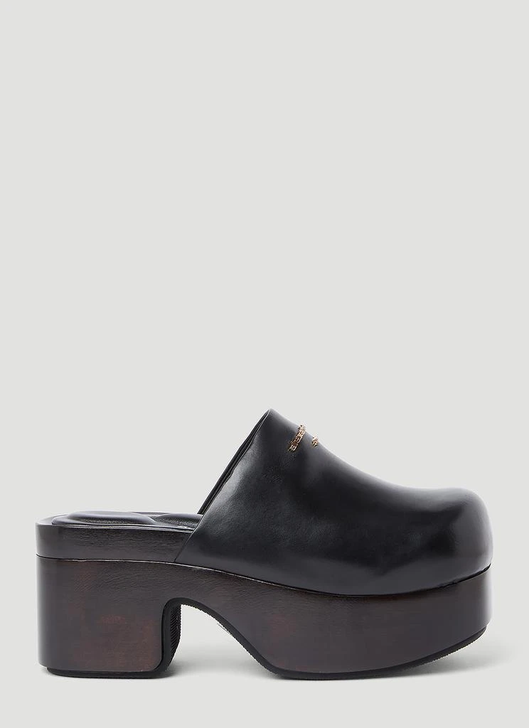 商品Alexander Wang|Zoe Leather Clogs,价格¥3019,第1张图片