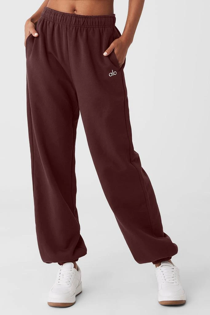 商品Alo|Accolade Sweatpant - Cherry Cola,价格¥885,第1张图片