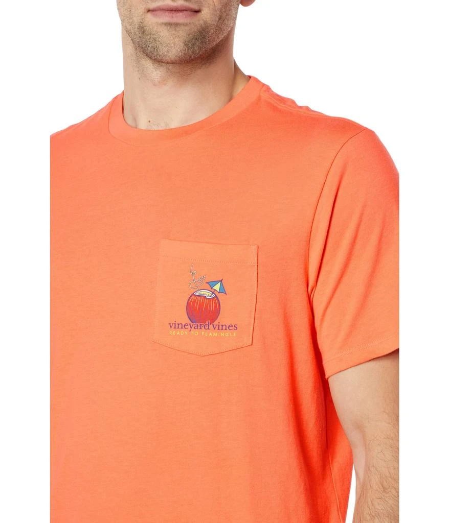 商品Vineyard Vines|Short Sleeve Flamingle Pocket Tee,价格¥336,第3张图片详细描述