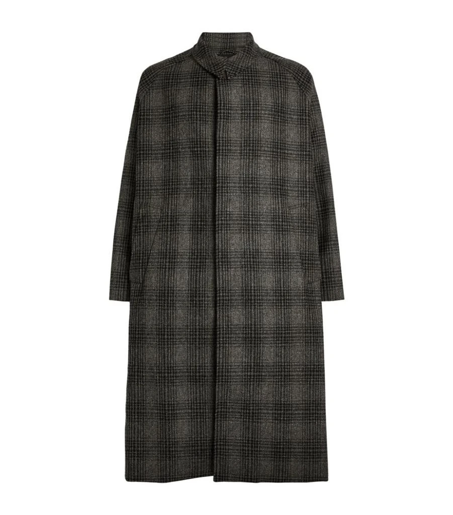 商品Studio Nicholson|Wool Check Coat,价格¥6764,第1张图片