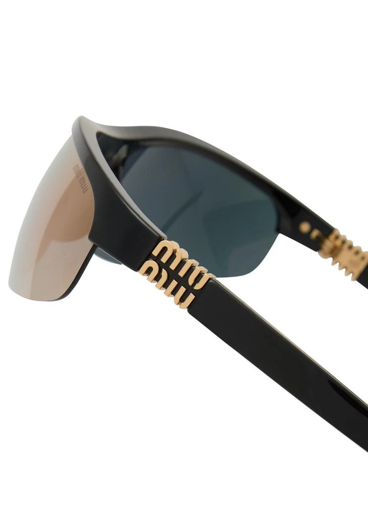 商品Miu Miu|Rectangle-frame sunglasses,价格¥4740,第3张图片详细描述
