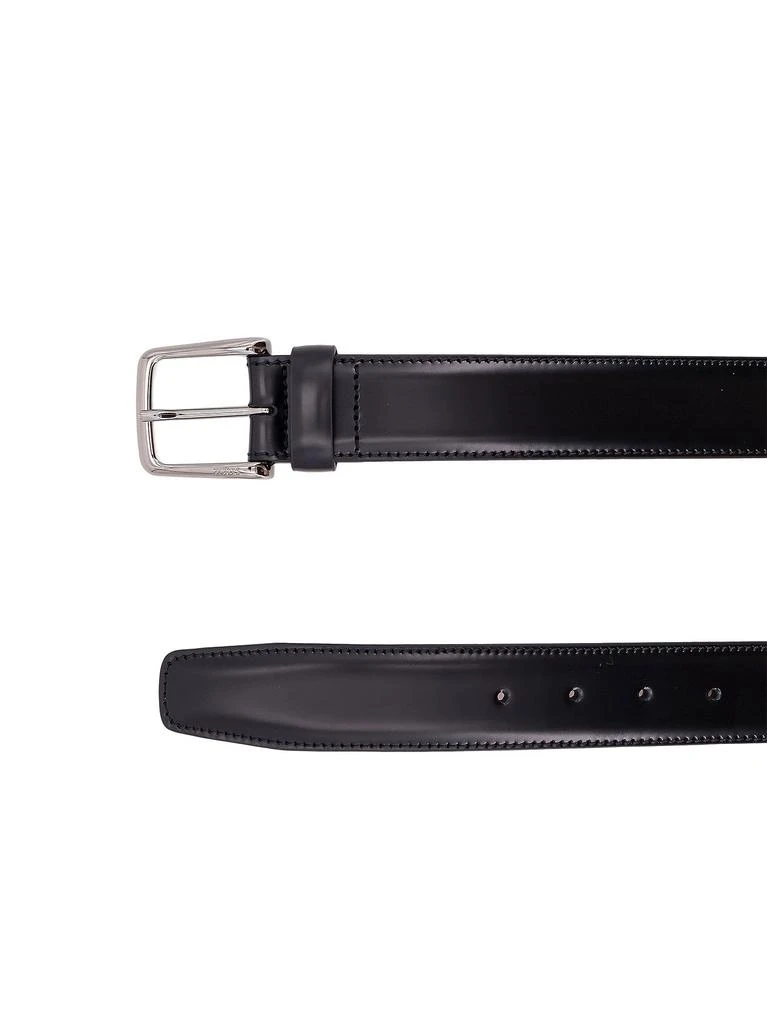 商品Tod's|Leather belt with metal buckle, leather loop and stitched profile,价格¥1223,第2张图片详细描述