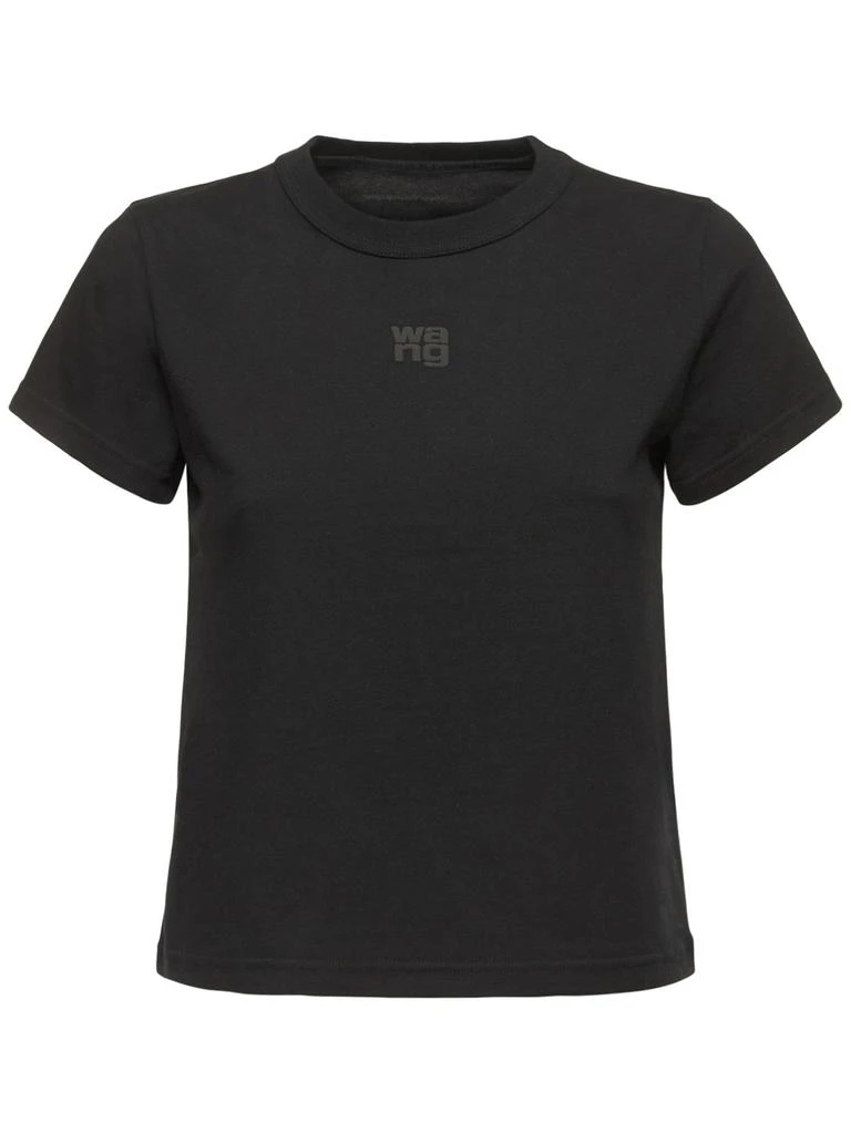 商品Alexander Wang|Essential Shrunk Cotton Jersey T-shirt,价格¥1004,第1张图片