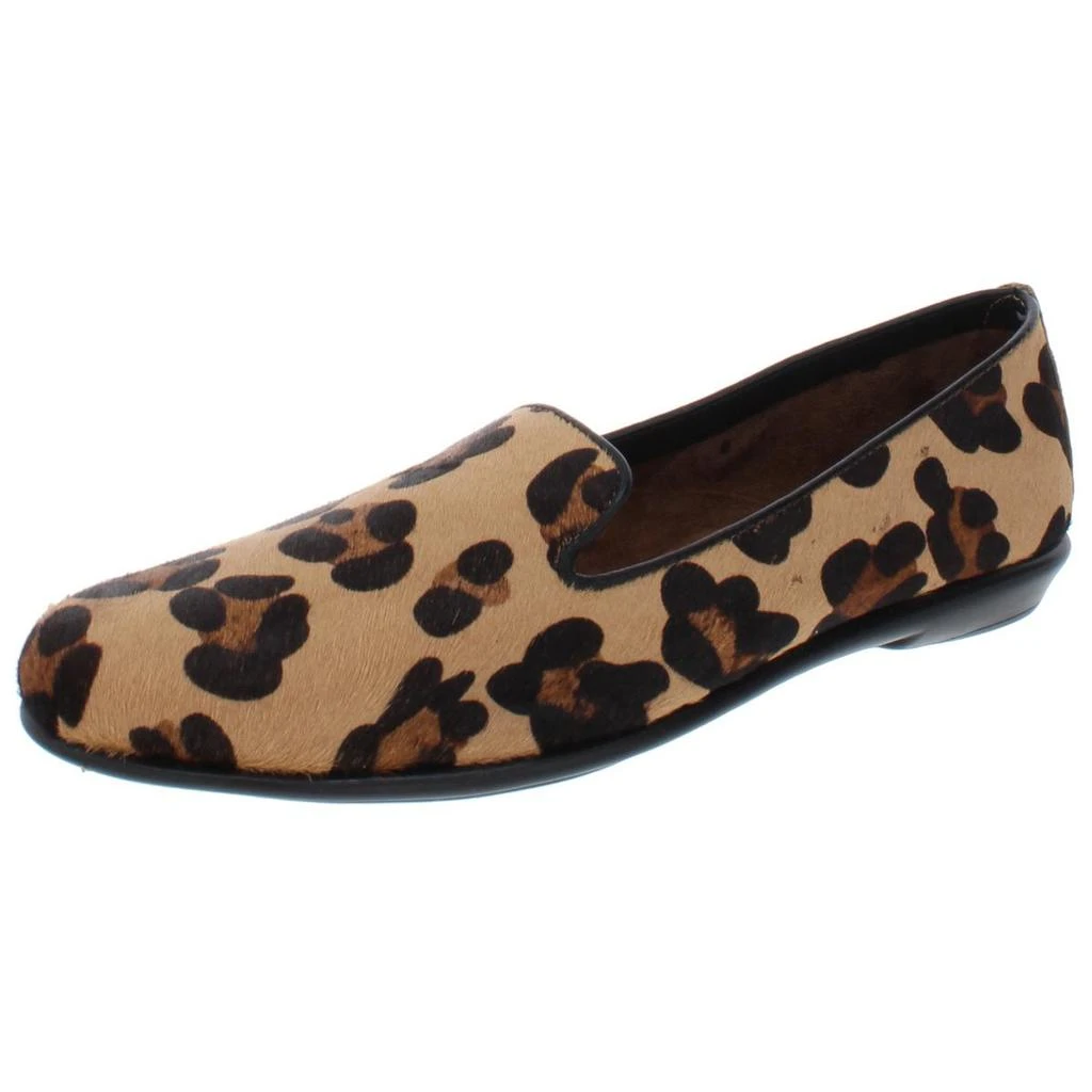 商品Aerosoles|Aerosoles Womens Betunia Leather Calf Hair Smoking Loafers,价格¥84,第2张图片详细描述