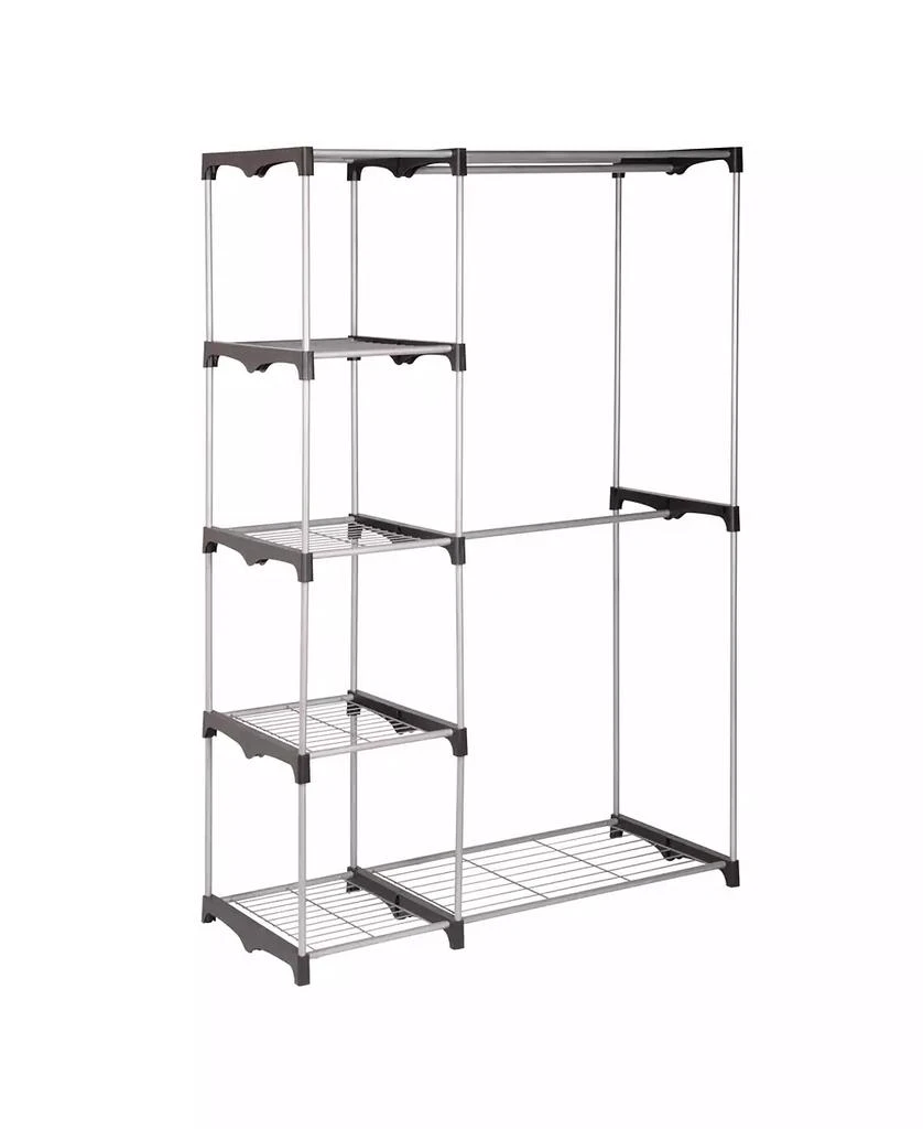 商品Honey Can Do|Double Rod Freestanding Closet,价格¥834,第1张图片