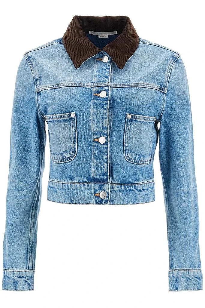 商品Stella McCartney|Stella McCartney Giacca Cropped Denim Jacket,价格¥4339,第1张图片