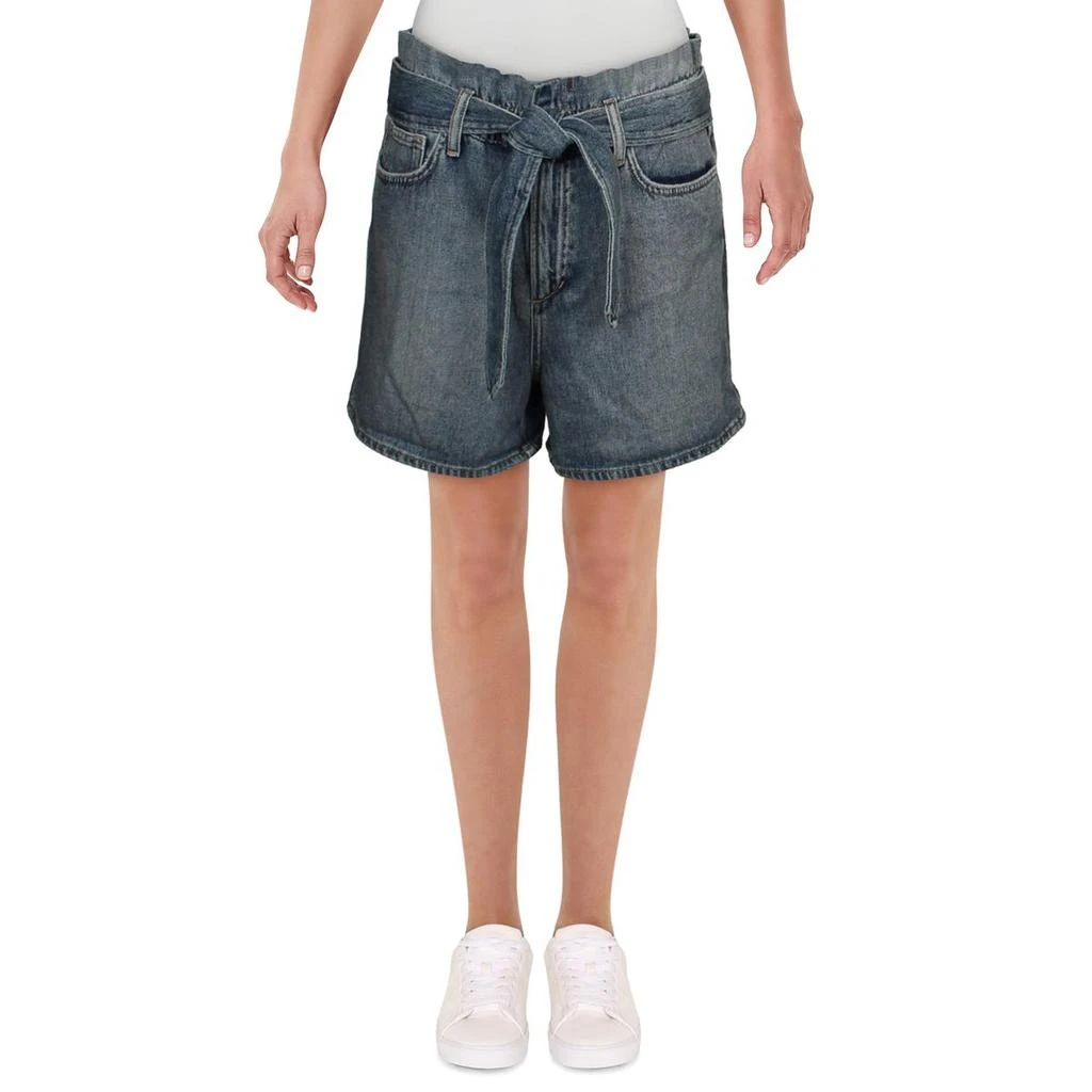 商品Joe's|Joe's Womens Brinkley High Waist Cuffed Denim Shorts,价格¥126,第1张图片