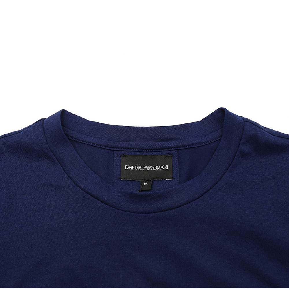 EMPORIO ARMANI 男蓝色短袖T恤 8N1TN5-1JPZZ-0977商品第3张图片规格展示