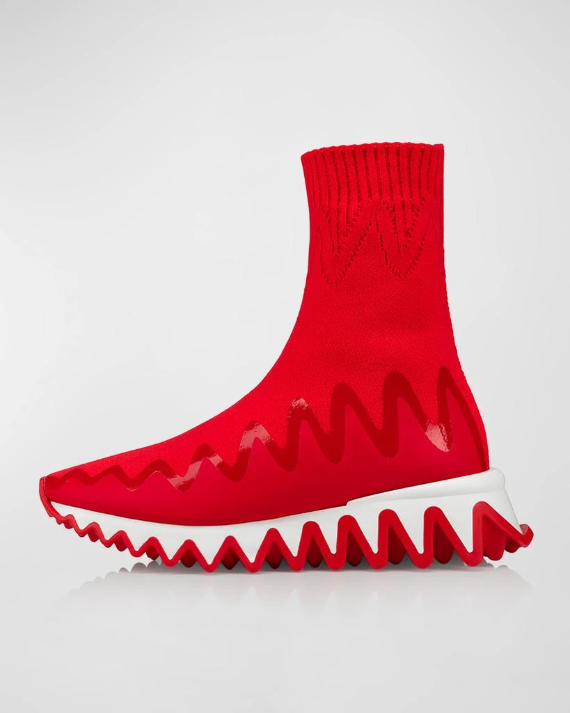商品Christian Louboutin|Kid's Sharky Pull-On Sock Sneakers, Toddlers/Kids,价格¥2309,第1张图片