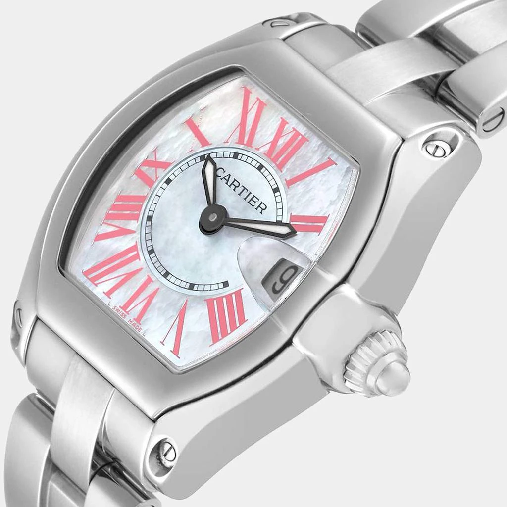 商品[二手商品] Cartier|Cartier Roadster Mother of Pearl Dial Steel Ladies Watch W6206006,价格¥33541,第2张图片详细描述