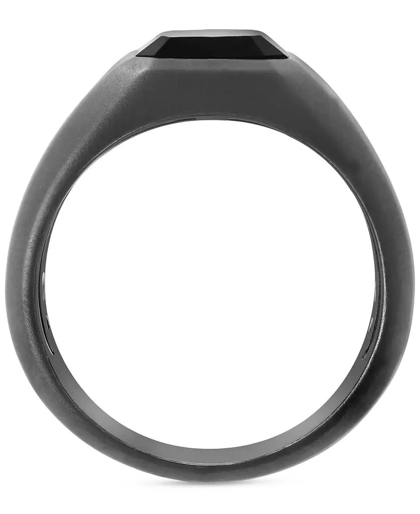 商品Effy|EFFY® Men's Onyx Solitaire Ring in Black Rhodium-Plated Sterling Silver,价格¥1122,第4张图片详细描述