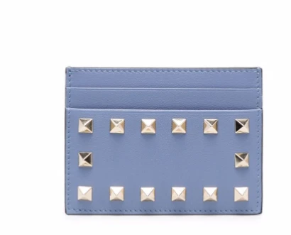 商品Valentino|VALENTINO 女士卡夹蓝色 1W2P0486-BOL-56Y,价格¥1245,第1张图片