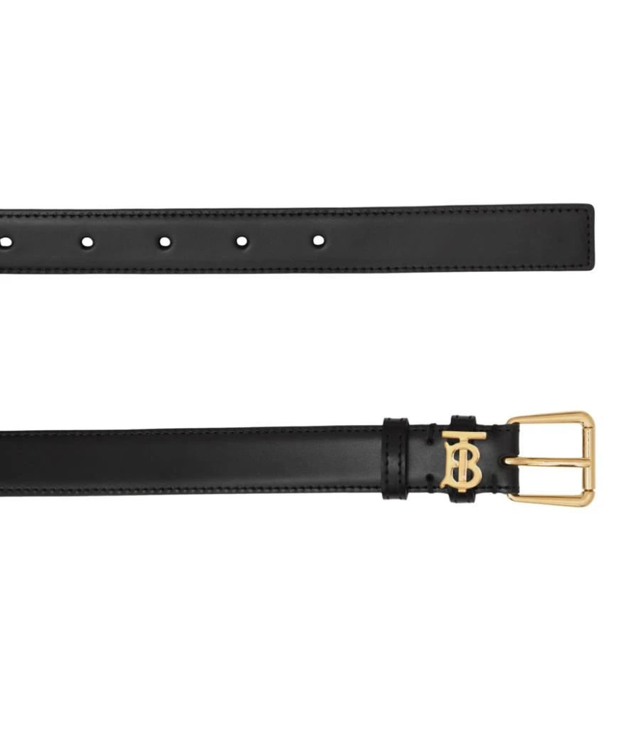 商品Burberry|Leather TB Monogram Belt,价格¥4613,第3张图片详细描述