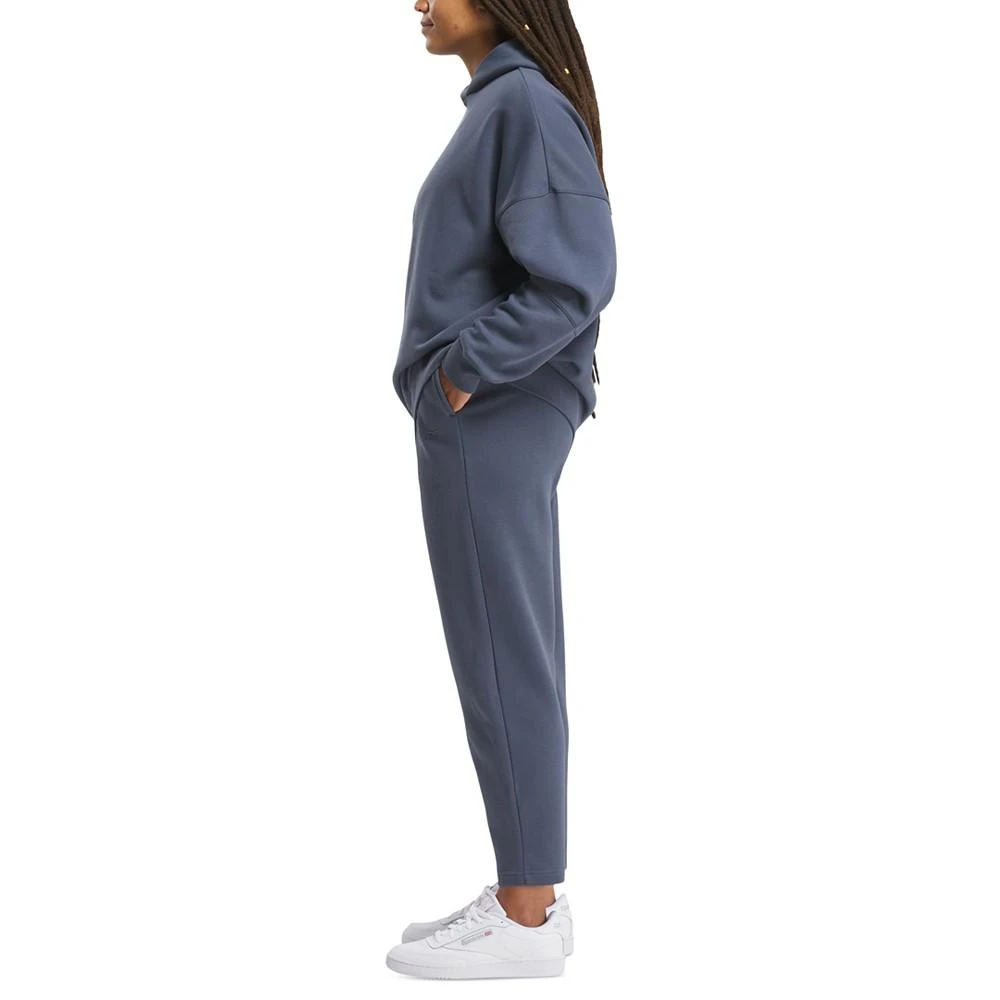 商品Reebok|Women's Lux Fleece Mid-Rise Pull-On Jogger Sweatpants,价格¥148,第5张图片详细描述