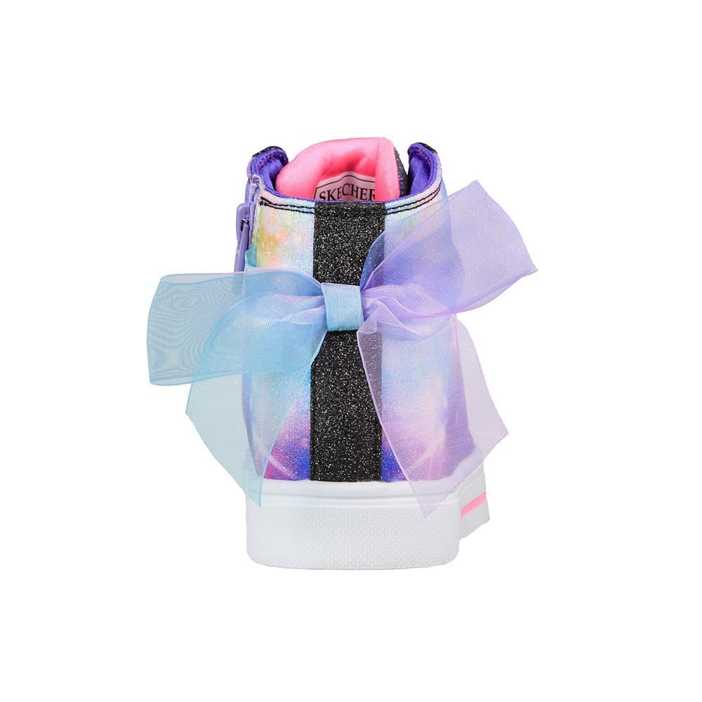 商品SKECHERS|Little Girls Twinkle Toes -Twinkle Sparks - Bow Magic Light-Up Casual Sneakers from Finish Line,价格¥367,第7张图片详细描述