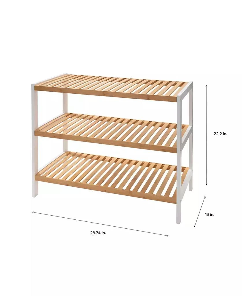 商品Organize it All|3 Tier Sonora Bamboo Shelf,价格¥697,第3张图片详细描述
