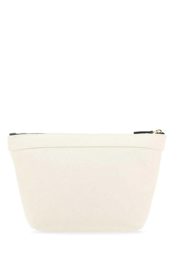 商品Balenciaga|Balenciaga Logo Printed Zipped Clutch Bag,价格¥2334,第2张图片详细描述