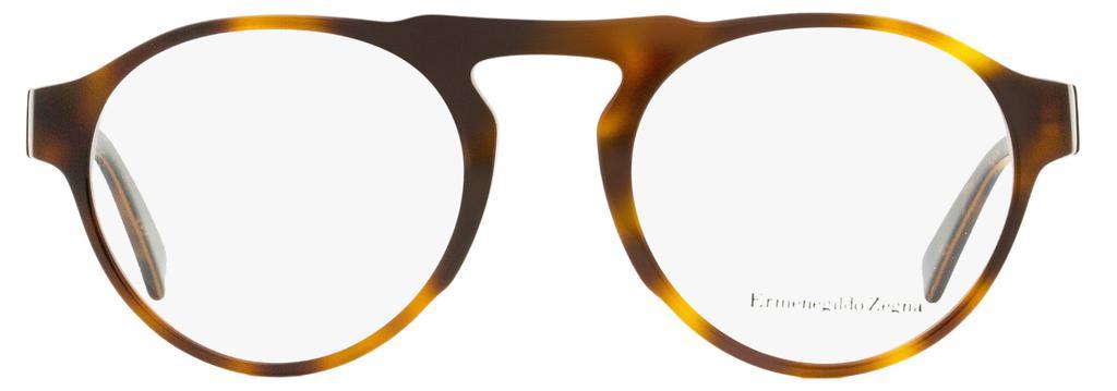 商品Zegna|Ermenegildo Zegna Men's XXX Eyeglasses EZ5188 052 Havana 53mm,价格¥571,第4张图片详细描述
