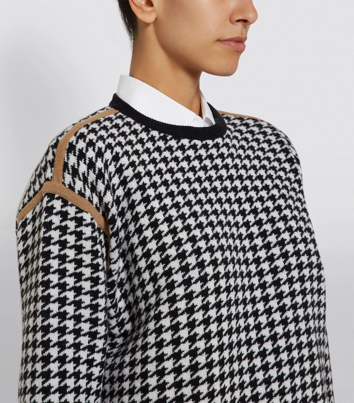 商品Max Mara|Houndstooth 千鸟格毛衣,价格¥2603,第3张图片详细描述