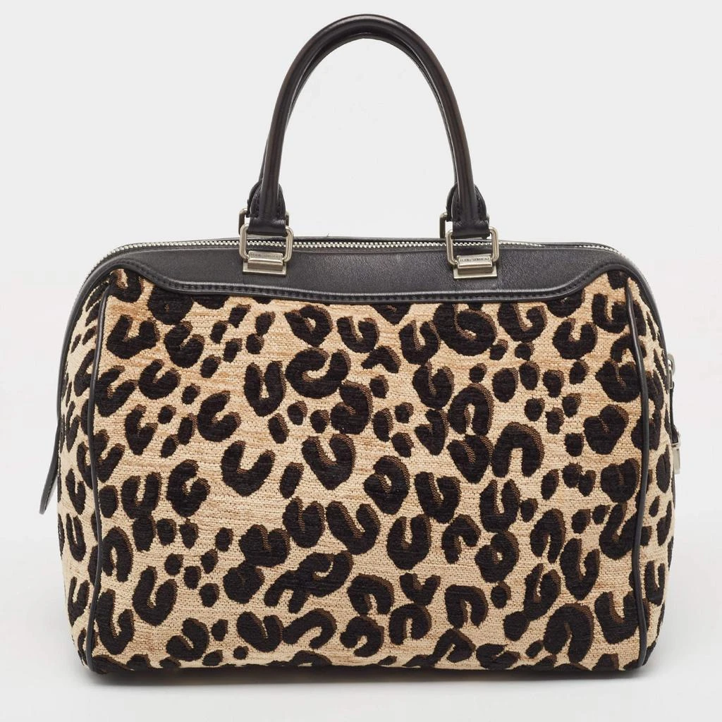 商品[二手商品] Louis Vuitton|Louis Vuitton Beige/Black Leopard Print Jacquard Velvet Stephen Sprouse Speedy Bag,价格¥11656,第4张图片详细描述