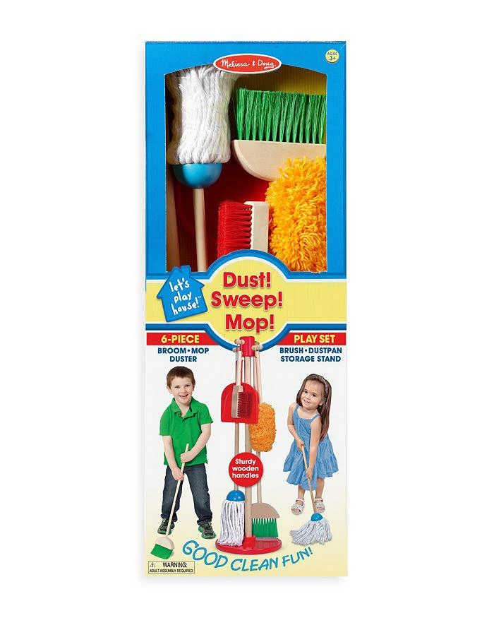 商品Melissa & Doug|Dust! Sweep! Mop! Play Set - Ages 3+,价格¥321,第3张图片详细描述