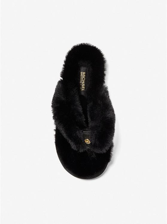 商品Michael Kors|Lala Faux Fur Slipper,价格¥307,第5张图片详细描述
