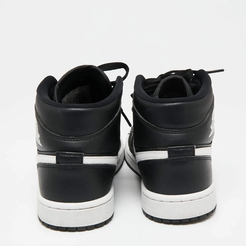 商品[二手商品] Jordan|Air Jordan x Nike Black/White Leather Air Jordan 1 Retro High Yin Yang Sneakers Size 38.5,价格¥1149,第5张图片详细描述