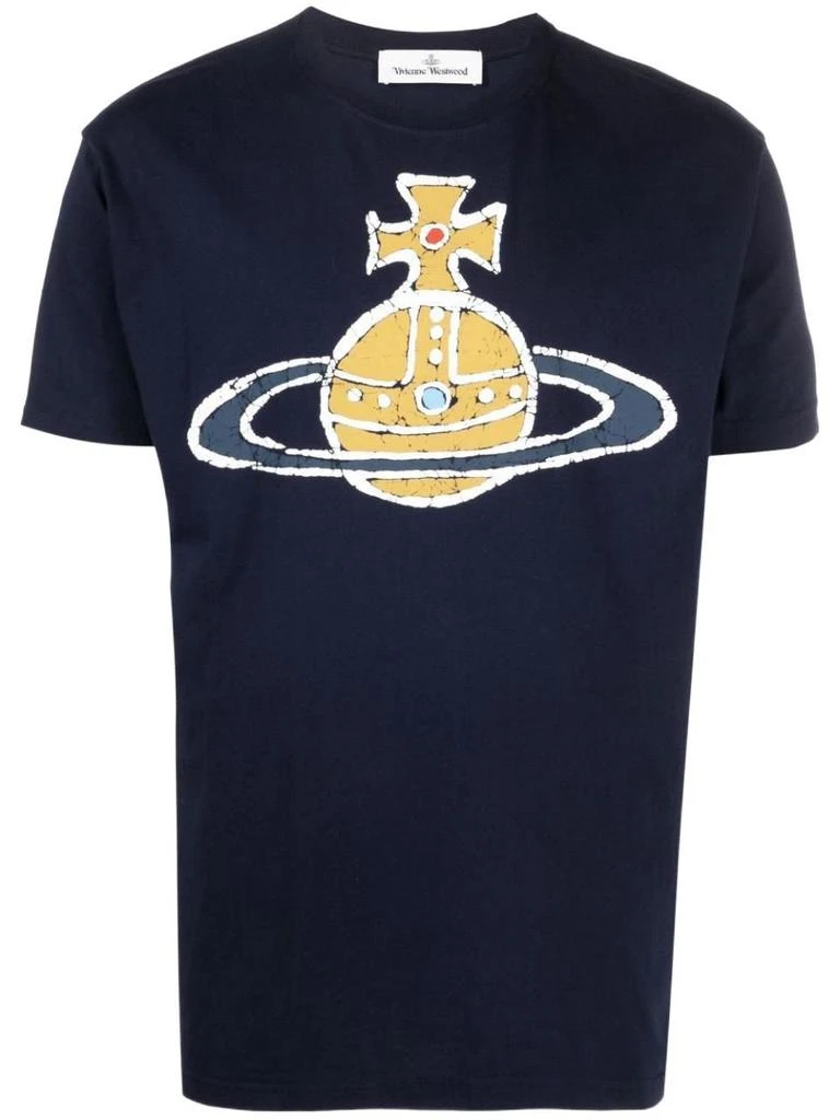 商品Vivienne Westwood|Vivienne Westwood Mens Blue T-Shirt,价格¥2152,第1张图片