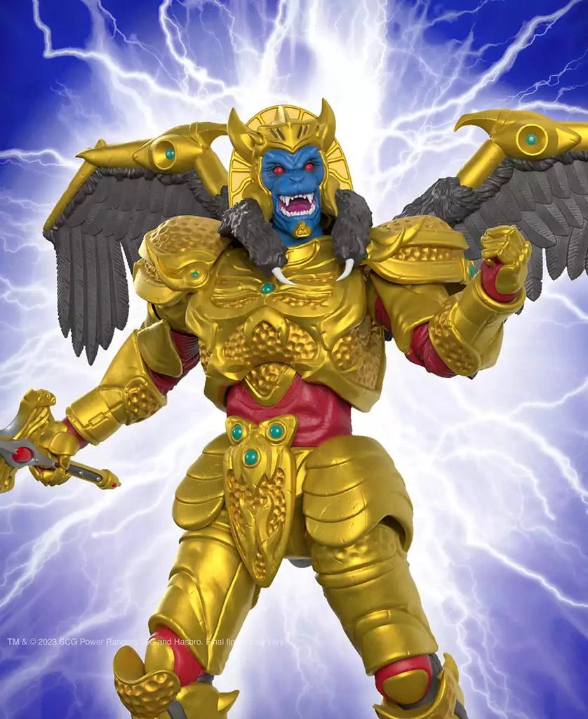 商品Super 7|Mighty Morphin Power Rangers Goldar 7" Ultimates, Action Figure,价格¥230,第4张图片详细描述