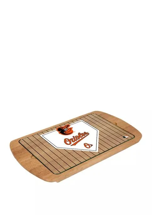 商品Toscana|Mlb Baltimore Orioles Billboard Glass Top Serving Tray,价格¥541,第1张图片