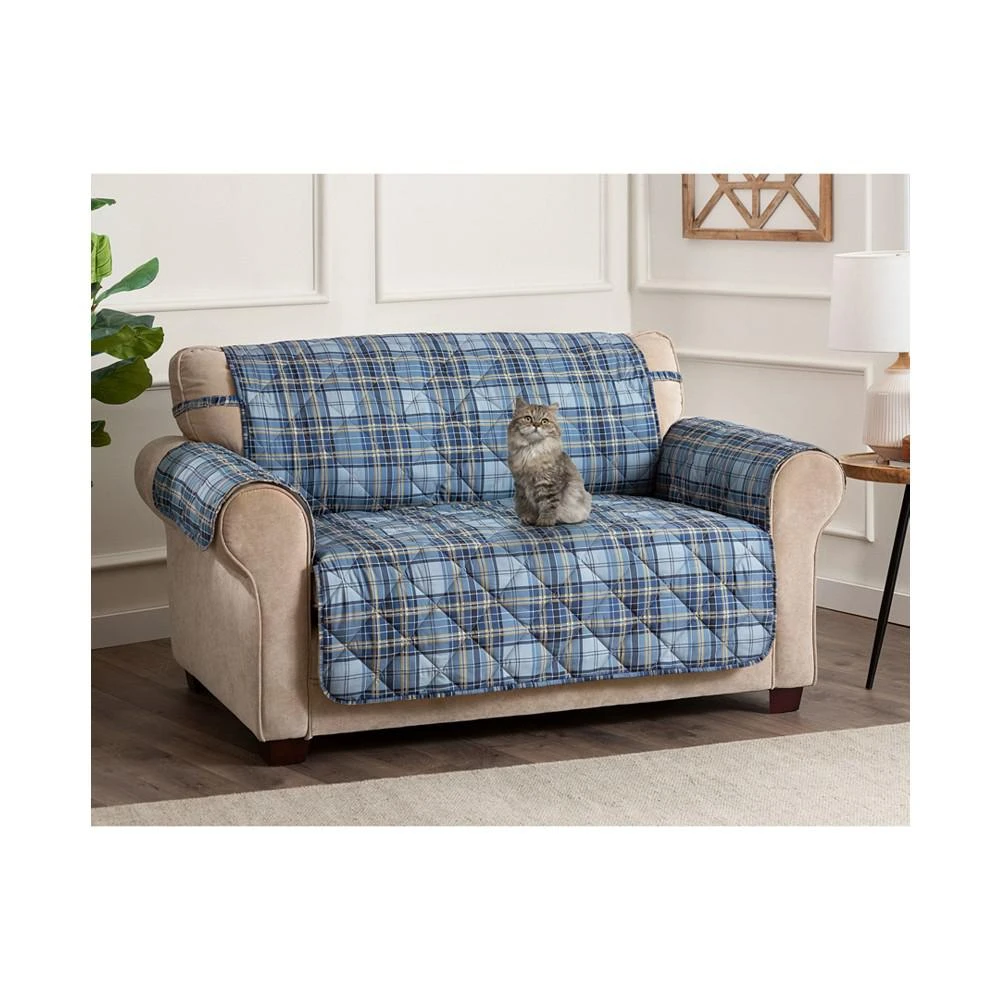 商品P/Kaufmann Home|Tartan Plaid Loveseat Cover,价格¥598,第3张图片详细描述