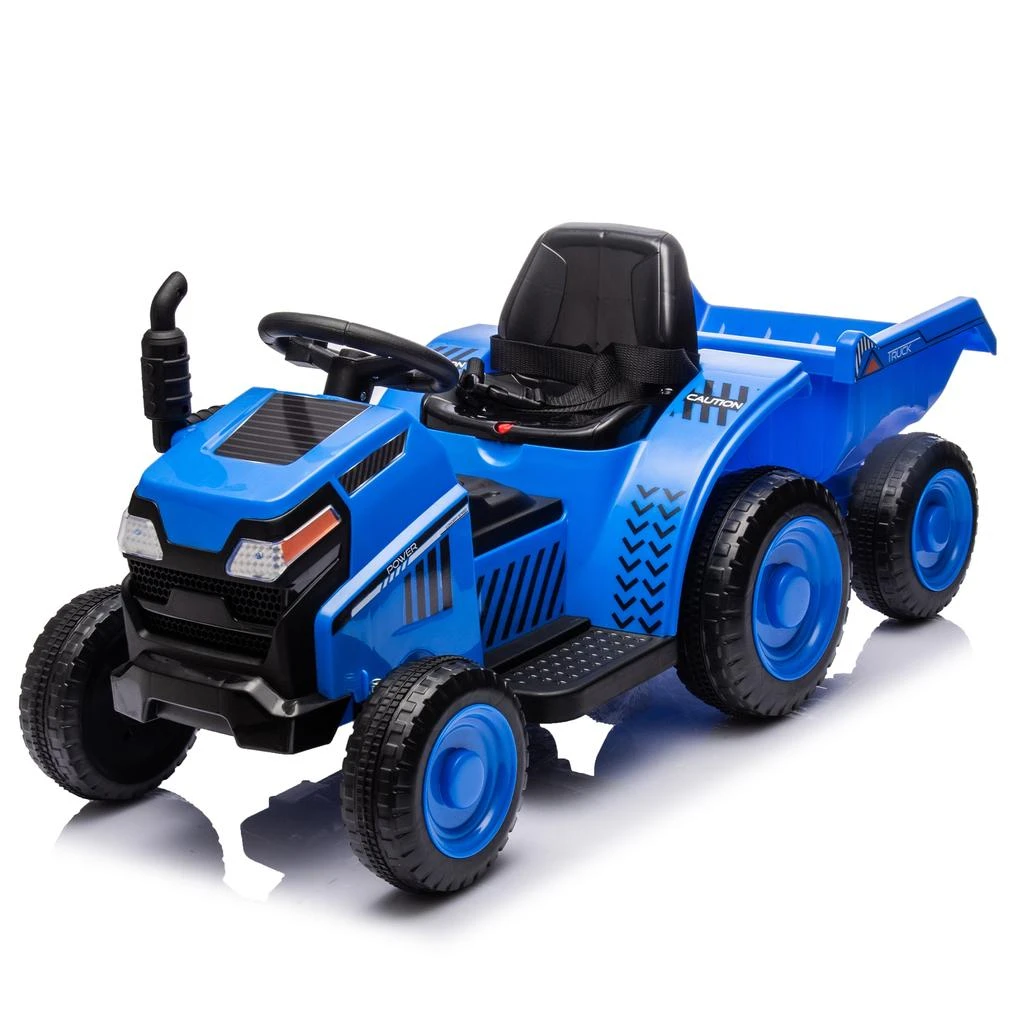 商品Streamdale Furniture|Streamdale 12V Kids Ride On Electric Tractor Black Knight,价格¥1310,第5张图片详细描述