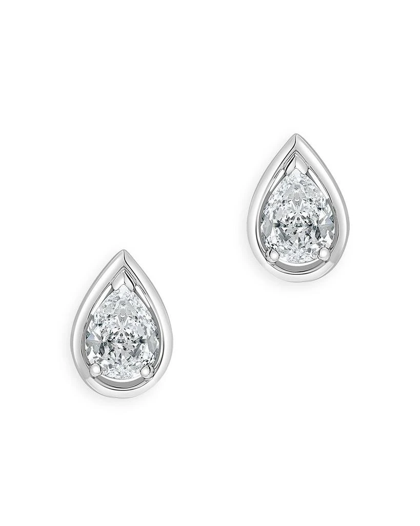 商品Bloomingdale's|Princess Cut Diamond Stud Earrings in 14K White Gold, 0.33 ct. t.w. - Exclusive,价格¥6179,第1张图片详细描述