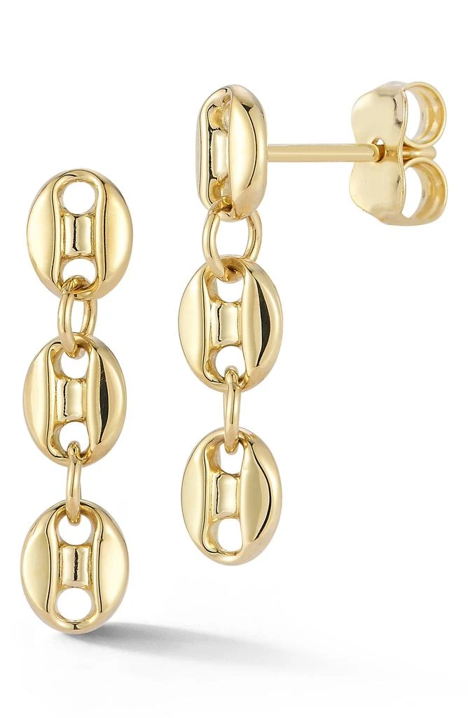 商品Ember Fine Jewelry|14K Yellow Gold Mariner Link Drop Earrings,价格¥2250,第1张图片