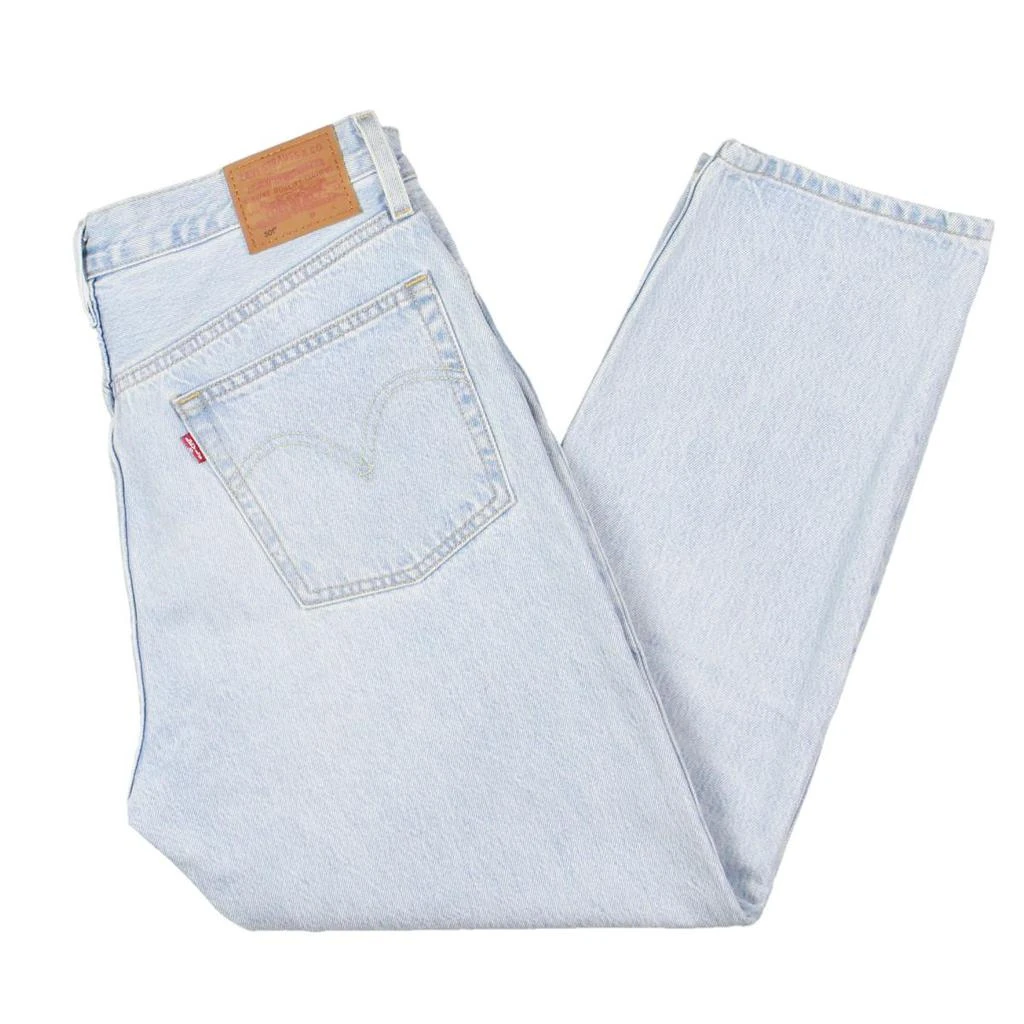 商品Levi's|Levi's Womens 501 Original Cropped Button Fly Straight Leg Jeans,价格¥146,第2张图片详细描述