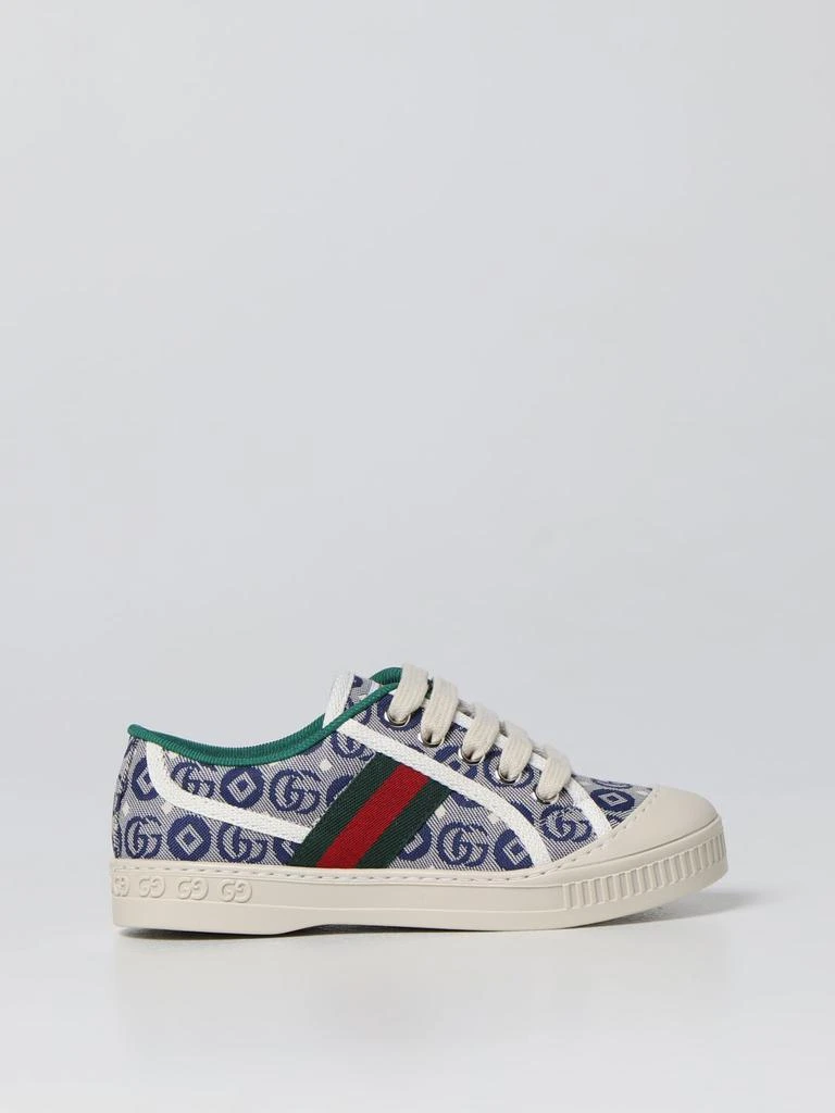 商品Gucci|Gucci denim sneakers with GG logo all over,价格¥2915,第1张图片