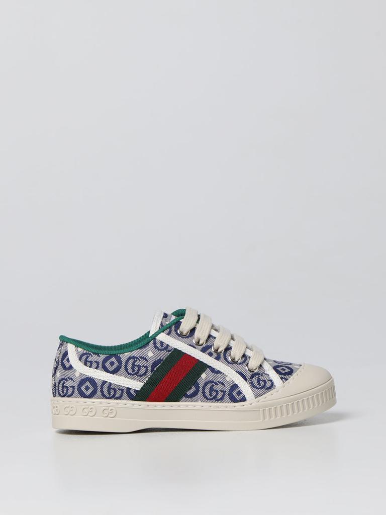 商品Gucci|Gucci denim sneakers with GG logo all over,价格¥2594,第1张图片