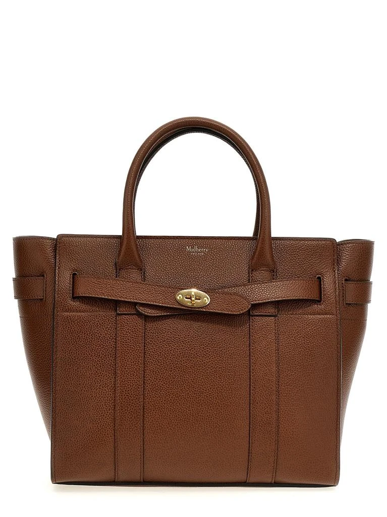 商品Mulberry|Small Zipped Bayswater Tote Bag Brown,价格¥9362,第1张图片