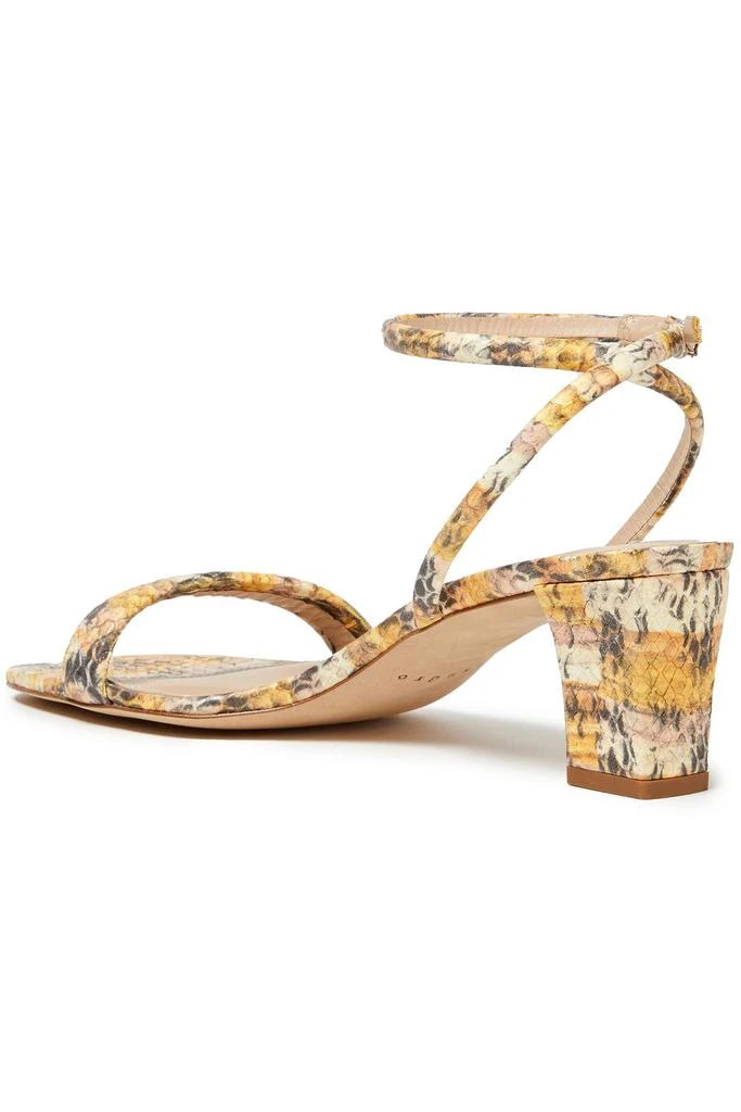 商品Sandro|Maeva snake-effect leather sandals,价格¥360,第3张图片详细描述