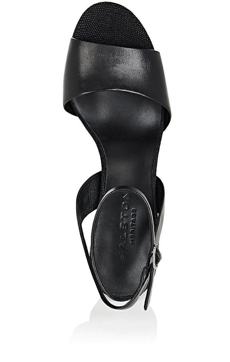 商品Halston Heritage|Bobbie Leather Platform Sandals,价格¥1184,第4张图片详细描述