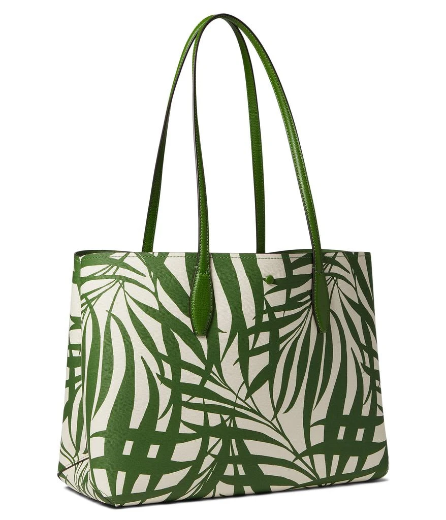 商品Kate Spade|All Day Palm Fronds Printed PVC Large Tote,价格¥1119,第2张图片详细描述