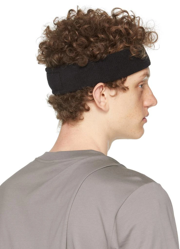 商品Rick Owens|Black Champion Edition Terrycloth Headband,价格¥218,第3张图片详细描述