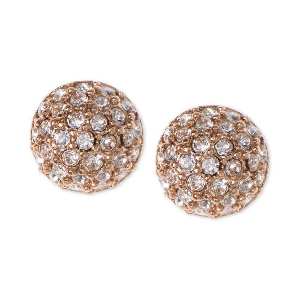 商品Givenchy|纪梵希玫瑰金耳环Givenchy Earrings, Rose Gold-Tone Crystal Button Earrings,价格¥105,第1张图片