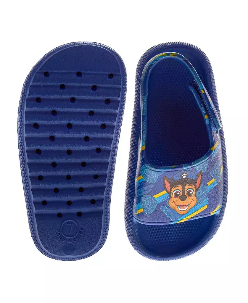 Toddler Boys Patrol Hook and Loop Backstrap Slides �商品