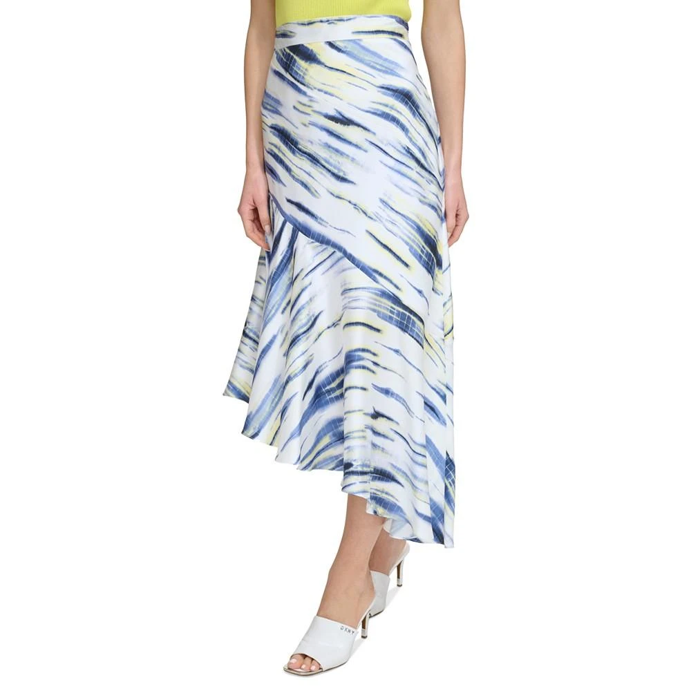 商品DKNY|Women's Printed Asymmetrical Midi Skirt,价格¥842,第3张图片详细描述