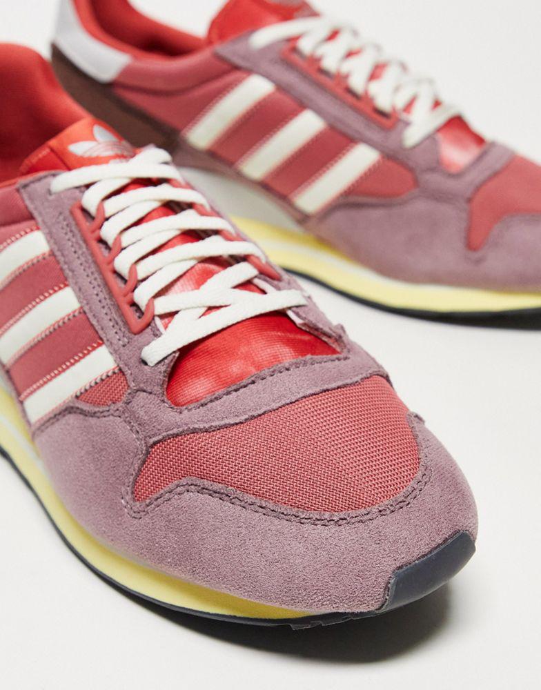 adidas Originals ZX 500 trainers in red商品第1张图片规格展示