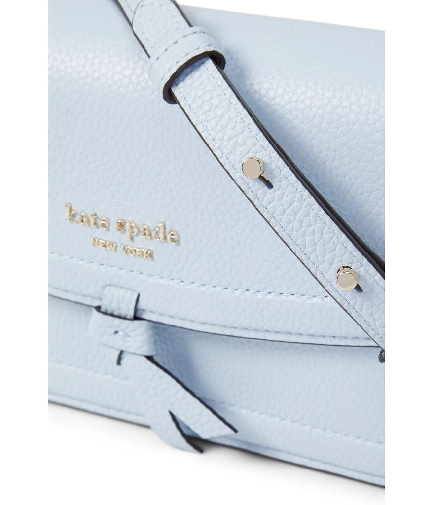 商品Kate Spade|Knott Pebbled Leather Flap Crossbody,价格¥1866,第4张图片详细描述