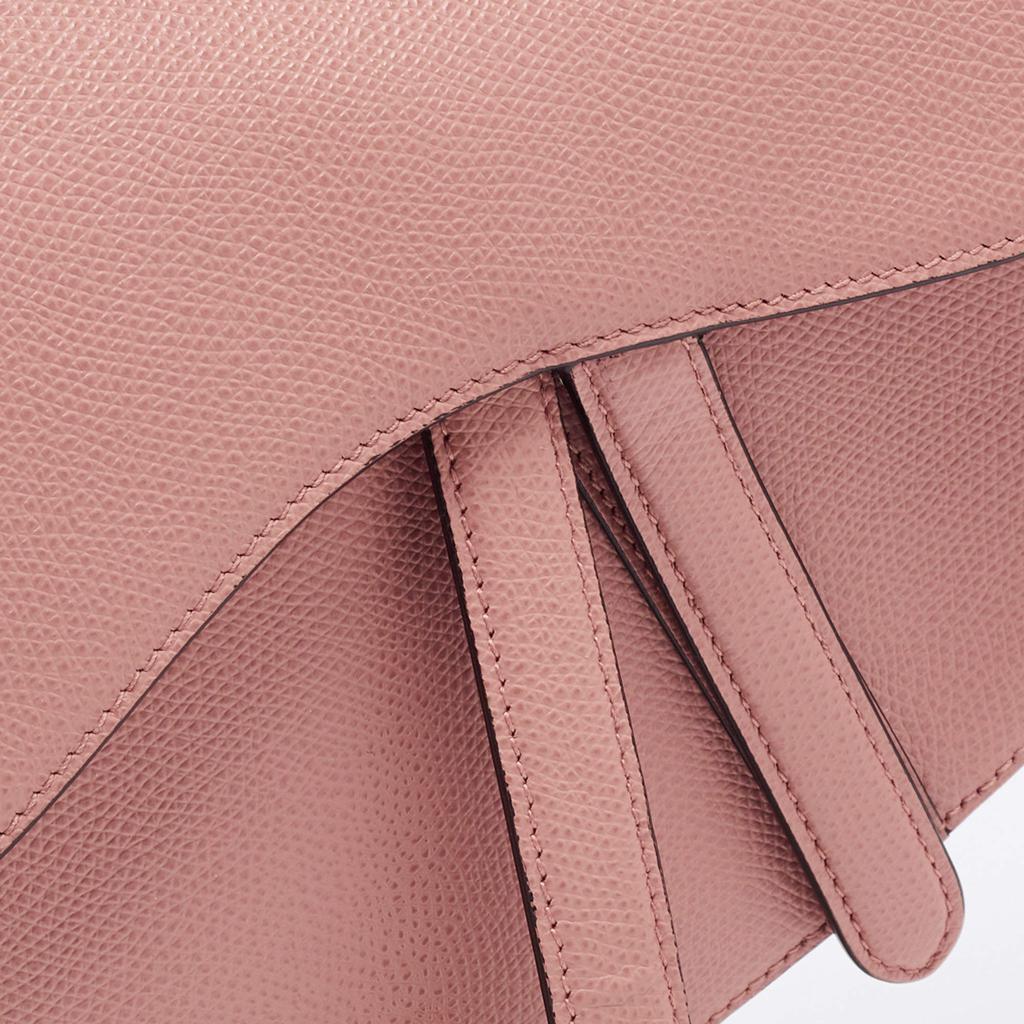 商品[二手商品] Dior|Dior Pink Leather Saddle Shoulder Bag,价格¥21620,第7张图片详细描述