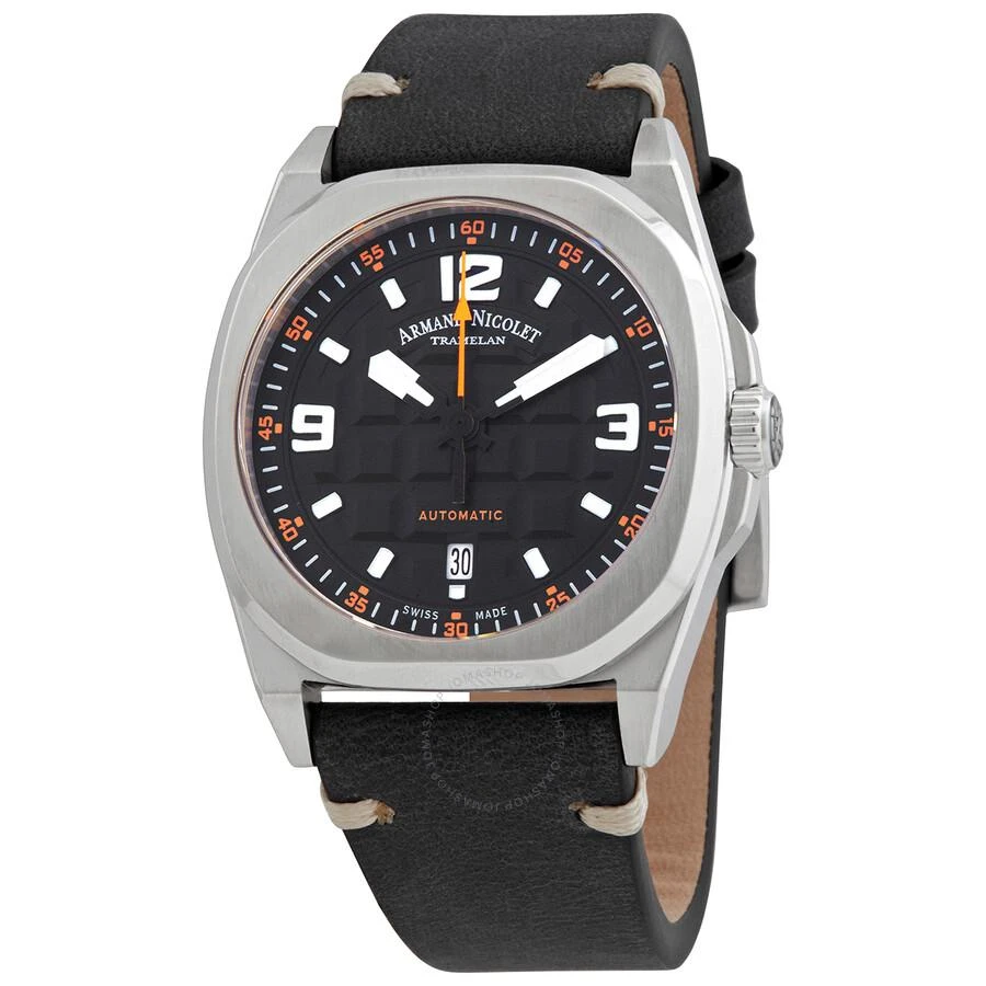 商品Armand Nicolet|JH9 Datum Automatic Black Dial Men's Watch A660HAA-NO-PK4140NR,价格¥4476,第1张图片