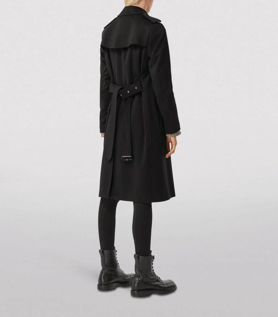 商品Burberry|Cashmere Kensington Trench Coat,价格¥20139,第3张图片详细描述